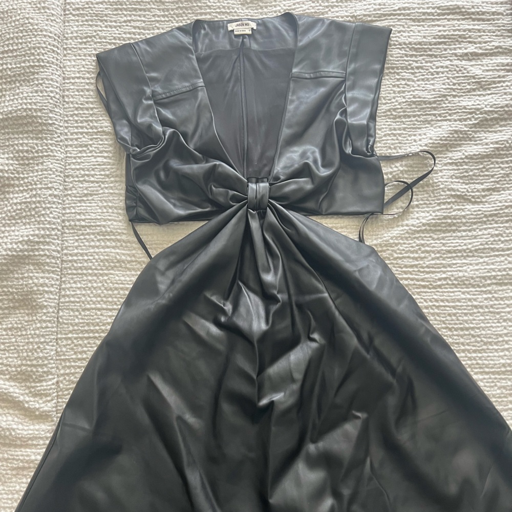 Jason Wu Black Textured Dress